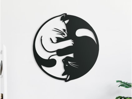 Sticker mural Yin et Yang