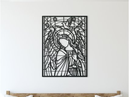 Tableau en bois Ange