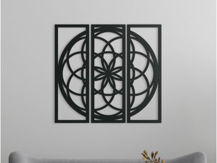 Mandala familial pour mur