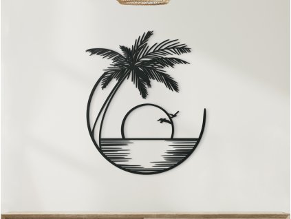 Sticker en bois Coucher de soleil