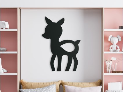 Sticker en bois pour chambre d'enfant Chevreau