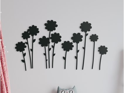 Sticker mural Fleurs, pas seulement pour chambre d'enfant