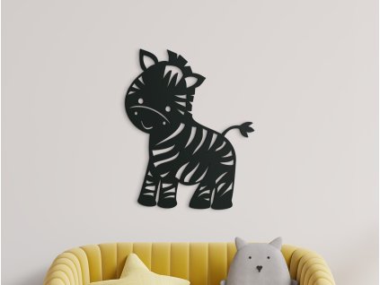 Sticker mural pour chambre d'enfant Zèbre