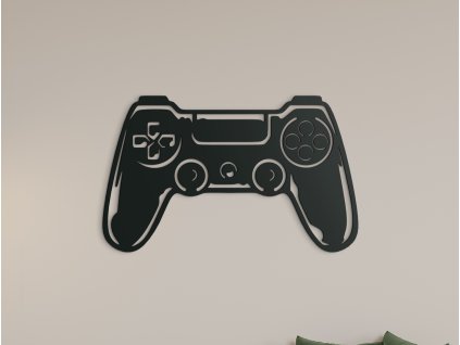 Sticker mural en bois Manette de jeu