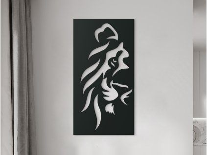 Tableau mural 3D Lion – Regard du fauve