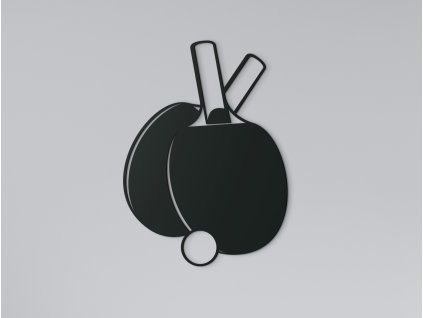 Sticker mural Raquettes de ping-pong