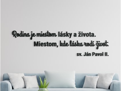 Citation murale La famille