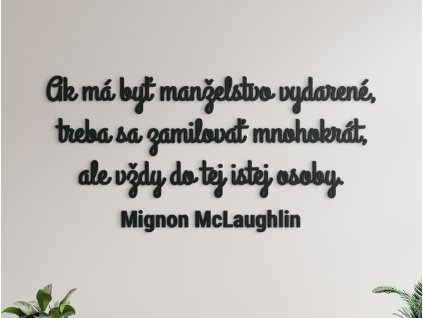 Citation en bois sur l’amour Le mariage