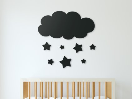 Sticker pour enfants Nuage et étoiles