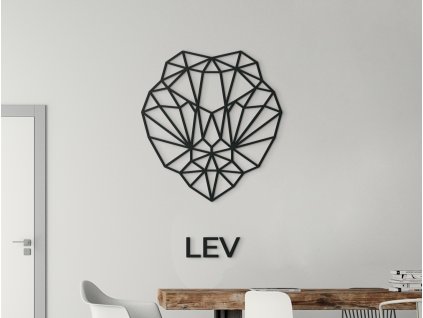 Sticker mural signe Lion