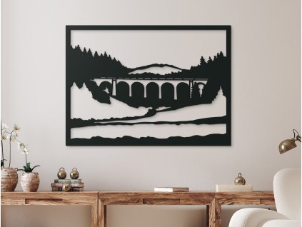 Tableau Viaduc de Chmaroš près de Telgárt