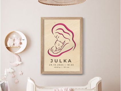 Tableau pour nouveau-né Amour