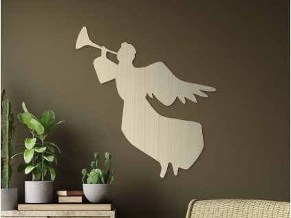 Sticker Ange avec trompette