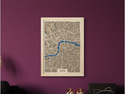 Obraz Londýn drevko CITY