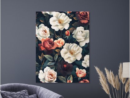 64183 1 obraz farebne ruze