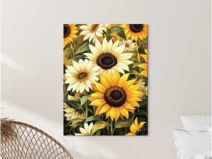 64186 1 obraz malovane slnecnice