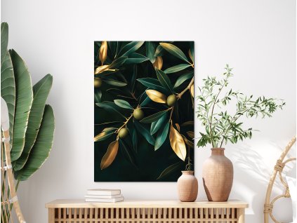 64204 1 obraz zlata oliva