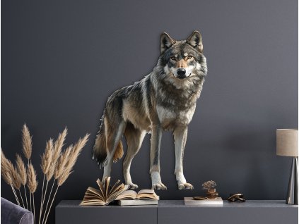 64690 5 obraz na stenu divoky vlk