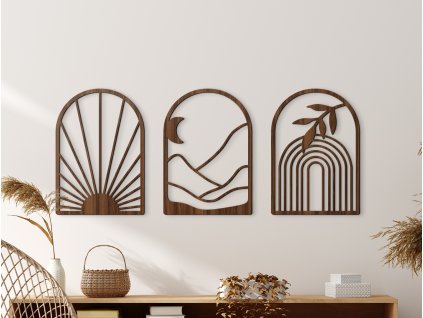 Tableau mural en 3 parties Aube