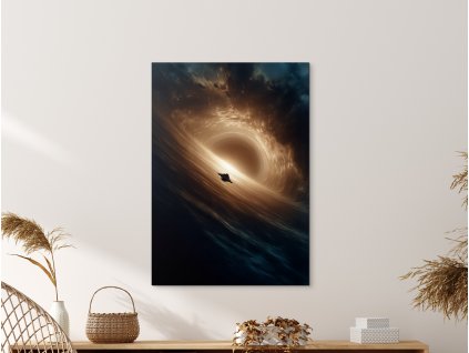 Tableau en couleur Trou noir