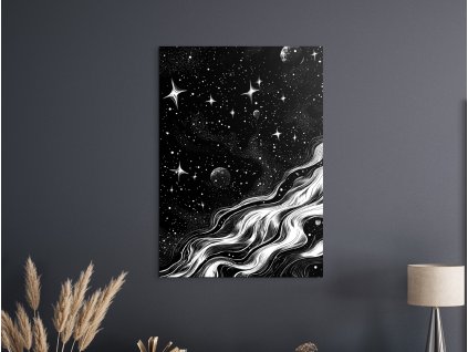 Tableau Galaxie peinte