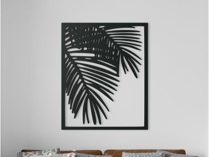 3D obraz na stenu Palma (Dimensions du tableau 81 x 65 cm, Couleur du tableau Anthracite)
