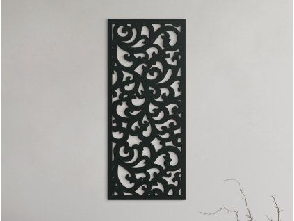 Panneau mural 3D Éclosion (Couleur du tableau Gris, Dimensions du tableau 133 x 57 cm)