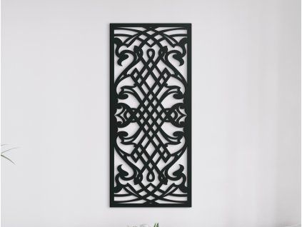 3D panel na stenu Kosoštvorce (Dimensions du tableau 89 x 39 cm, Couleur du tableau Anthracite)