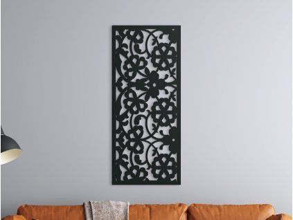3D panel na stenu Lúčne kvety (Dimensions du tableau 89 x 38 cm, Couleur du tableau Anthracite)