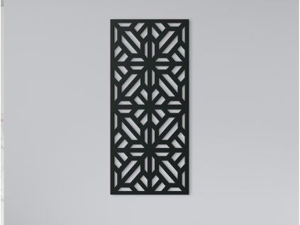 Drevený panel na stenu Mozaika (Dimensions du tableau 89 x 39 cm, Couleur du tableau Anthracite)