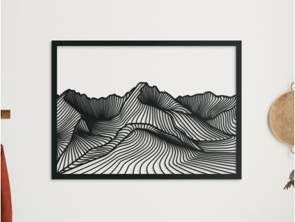 Obraz Gerlachovský štít (Dimensions du tableau 65 x 89 cm, Couleur du tableau Anthracite)