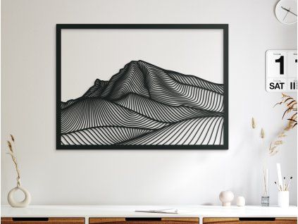 Tableau Veľký Choč (Couleur du tableau Gris, Dimensions du tableau 89 x 122 cm)