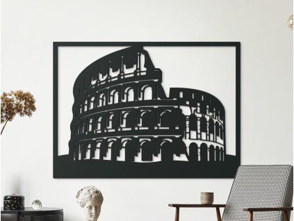 Tableau Colisée (Couleur du tableau Gris, Dimensions du tableau 33,5 x 45,5 cm)