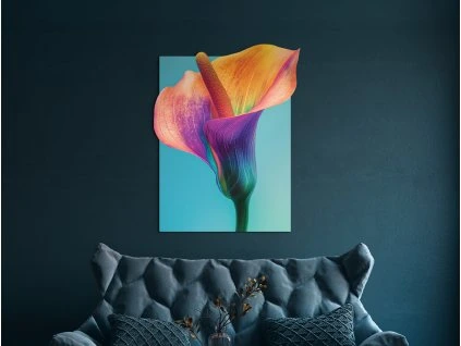 Obraz Kala v kontraste (Dimensions du tableau 100 x 78 cm, Finition 3D)