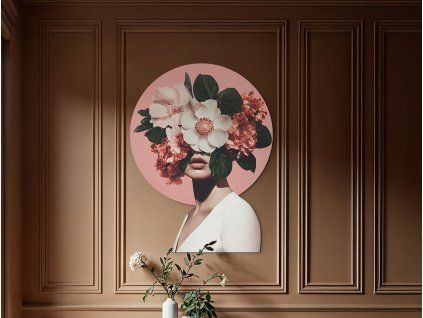 Tableau mural Muse botanique (Dimensions du tableau 42 x 31 cm, Finition Mate)