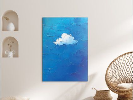 72084 obraz na stenu jediny oblak format du tableau a1 couleur du cadre sans cadre finition 3d