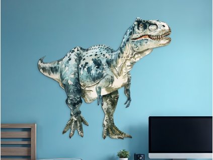 Detská dekorácia Alosaurus (Dimensions du tableau 114,5 x 125 cm, Finition 3D)