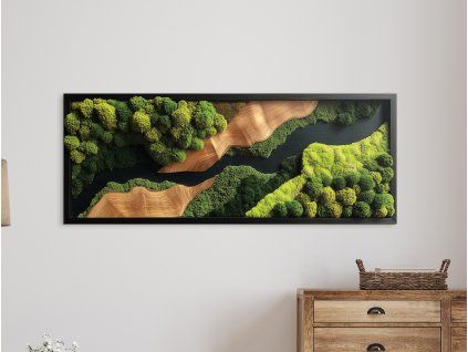 Tableau en mousse Repos (impression UV) (Dimensions du tableau 26,5 x 67,5 cm, Finition Mate)