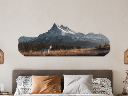 Obraz na stenu Strážca hôr (Dimensions du tableau 45 x 125 cm, Finition 3D)