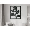 Tableau en bois Feuilles de fleur Monstera deliciosa