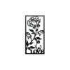 Tableau en bois pour mur Rose d'amour