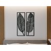 Tableau mural en 2 parties Feuilles