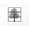 Tableau en bois en 3 parties Arbre