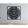 Mandala en bois en 3 parties Symétrie