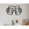 Décoration en bois Chopes de bière
