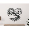 Arbre de vie en bois en forme de cœur