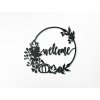 Couronne d'automne pour porte Bienvenue