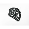 Casque de moto – sticker mural en bois