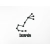 Sticker Constellation Scorpion