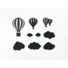 Set de stickers pour enfants Ballons volants 9 pièces